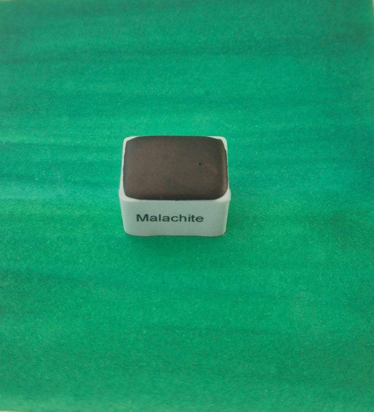 Malachite – Aquarelle extra fine artisanale et végane (demi godet)