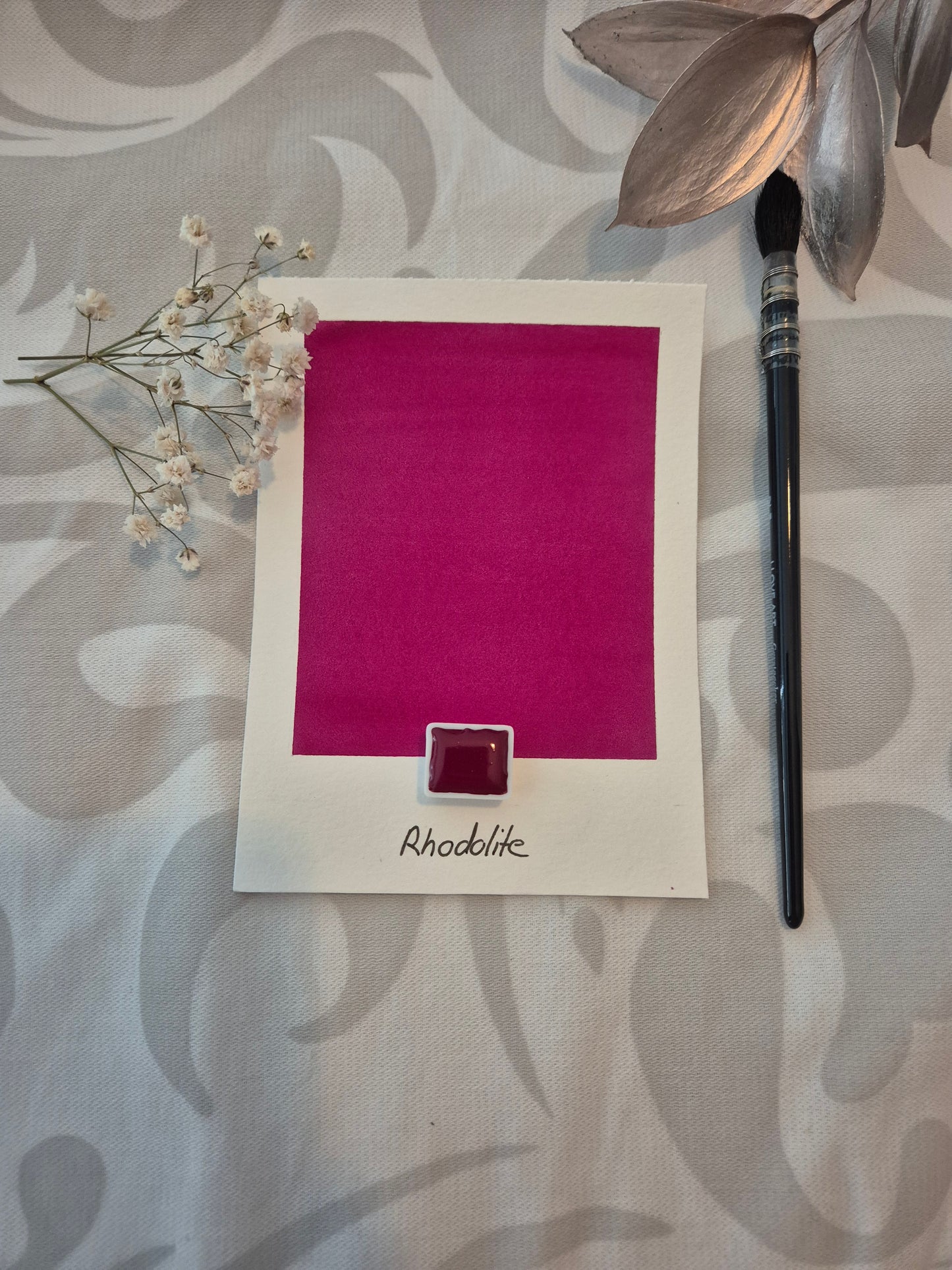 Rhodolite – Aquarelle extra fine artisanale et végane (demi godet)