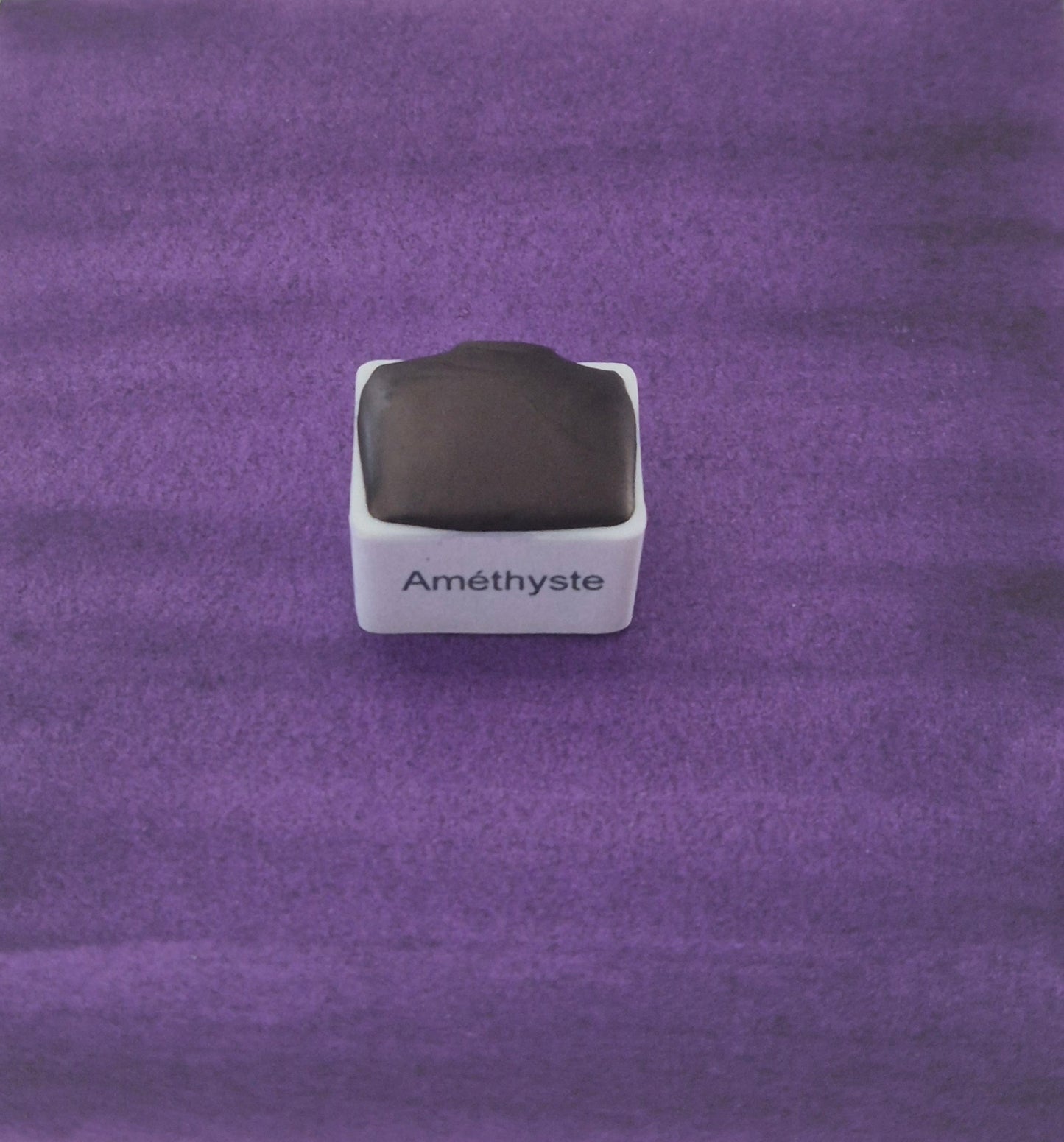 Améthyste – Aquarelle extra fine artisanale et végane (demi godet)