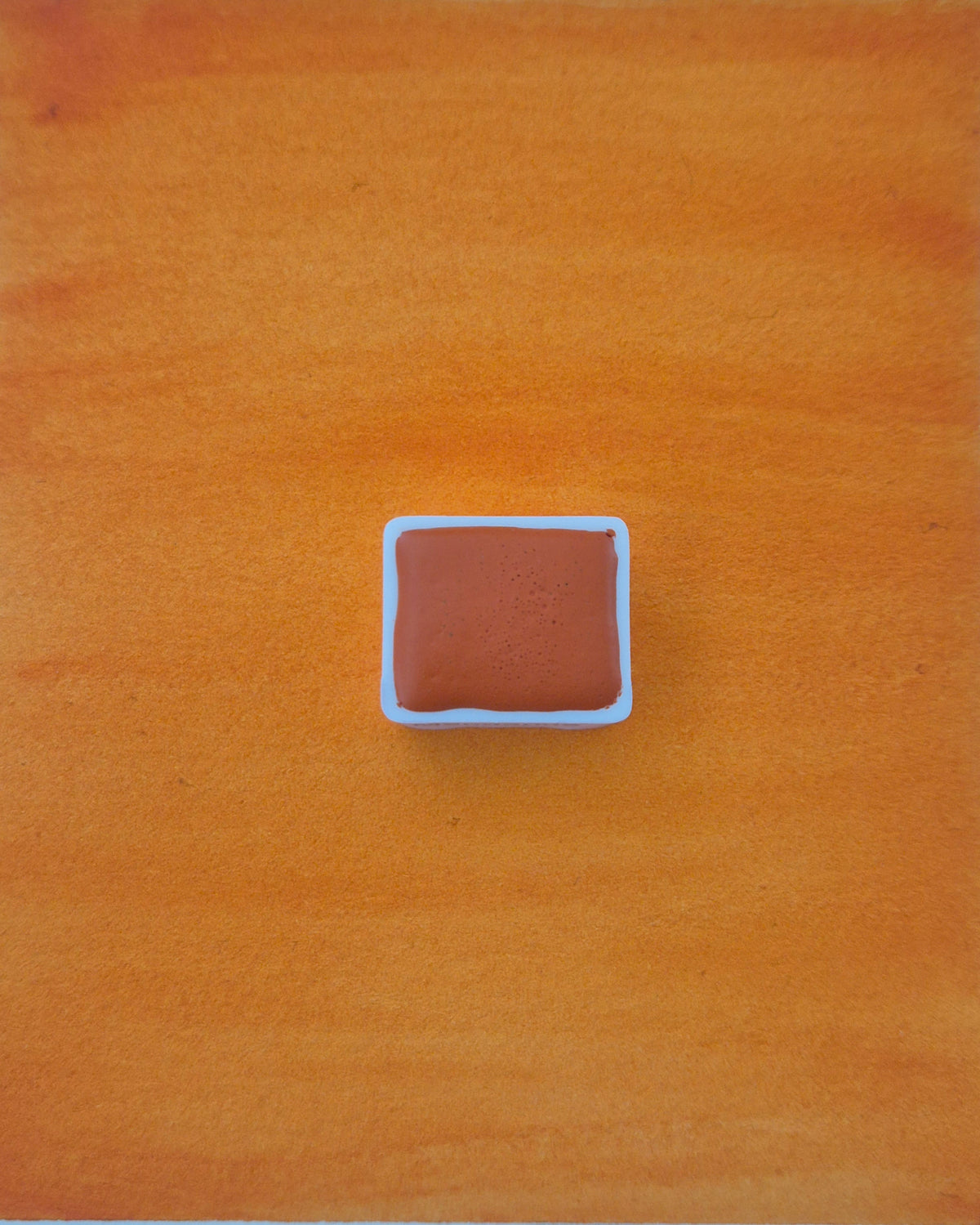 Mandarine – Aquarelle extra fine artisanale et végane (demi godet)