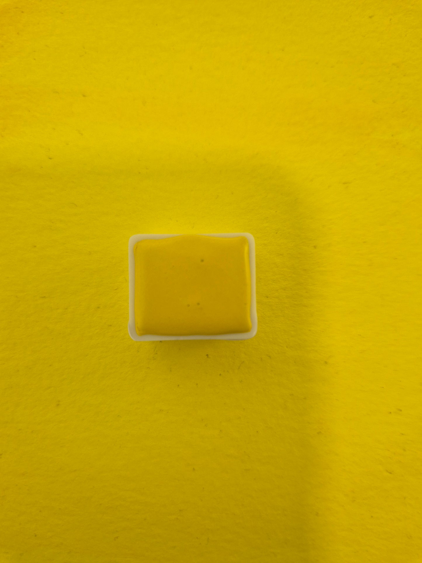Jaune Citron - Aquarelle extra fine artisanale et végane (demi godet)