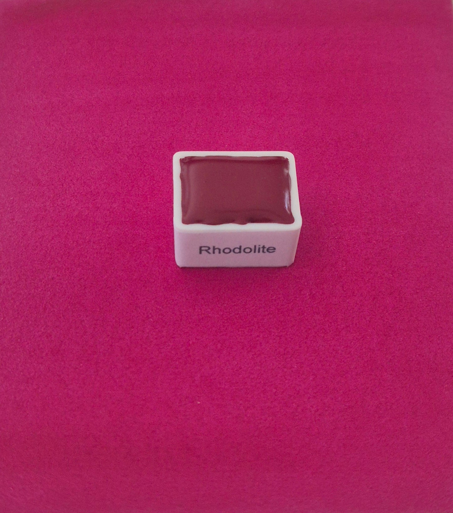 Rhodolite – Aquarelle extra fine artisanale et végane (demi godet)